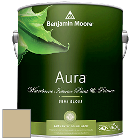 Benjamin Moore Aura 528 Waterborne Interior Semi-gloss Finish краска цвет AF-385 