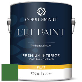 COLOR SMART CS 745 ELIT PAINT глубокоматовая моющаяся краска цвет RAL 6010 