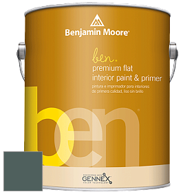 Benjamin Moore Ben W625 Premium Interior Latex Flat краска цвет NCS S 7010-B70G 