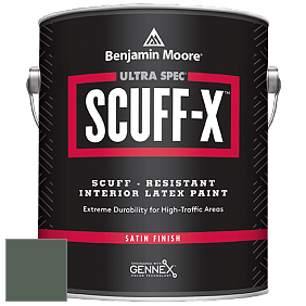 Benjamin Moore 486 Ultra Spec SCUFF-X Interior Satin Finish краска цвет NCS S 7010-G10Y 