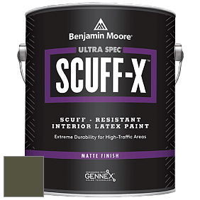 Benjamin Moore 484 Ultra Spec SCUFF-X Interior Matte Finish краска цвет NCS S 7020-G50Y 