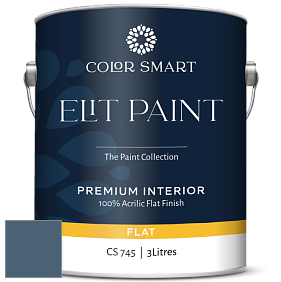 COLOR SMART CS 745 ELIT PAINT глубокоматовая моющаяся краска цвет NCS S 6020-R90B 