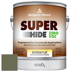 Benjamin Moore 355 Super Hide Zero Voc Interior Flat краска цвет NCS S 6020-G50Y 