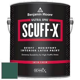 Benjamin Moore 486 Ultra Spec SCUFF-X Interior Satin Finish краска цвет NCS S 6030-B90G 