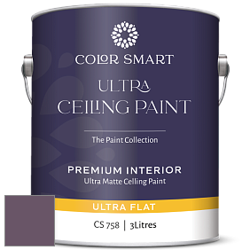 COLOR SMART CS 758 ULTRA CEILING PAINT ультраматовая краска цвет NCS S 6020-R40B 