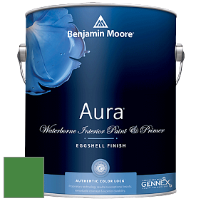 Benjamin Moore Aura 524 Waterborne Interior Eggshell Finish краска цвет RAL 6017 