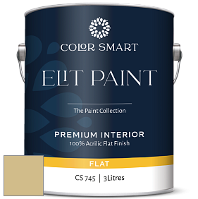 COLOR SMART CS 745 ELIT PAINT глубокоматовая моющаяся краска цвет RAL 1001 