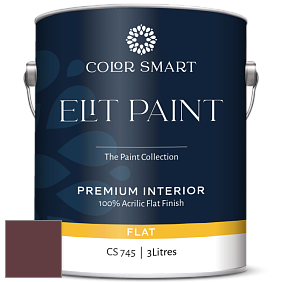 COLOR SMART CS 745 ELIT PAINT глубокоматовая моющаяся краска цвет NCS S 6030-R10B 
