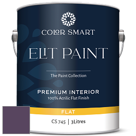 COLOR SMART CS 745 ELIT PAINT глубокоматовая моющаяся краска цвет NCS S 6030-R50B 