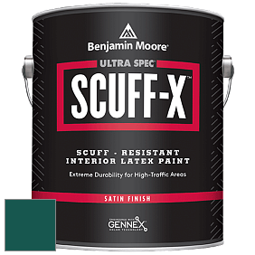 Benjamin Moore 486 Ultra Spec SCUFF-X Interior Satin Finish краска цвет NCS S 6035-B60G 