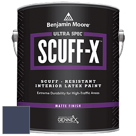 Benjamin Moore 484 Ultra Spec SCUFF-X Interior Matte Finish краска цвет NCS S 7020-R70B 