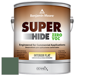 Benjamin Moore 355 Super Hide Zero Voc Interior Flat краска цвет NCS S 6020-G10Y 