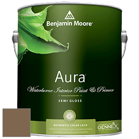 Benjamin Moore Aura 528 Waterborne Interior Semi-gloss Finish краска цвет NCS S 6020-Y10R 