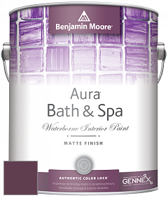 Benjamin Moore Aura 532 Bath & Spa Waterborne Interior Paint Matte Finish краска цвет NCS S 6030-R30B 