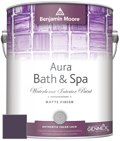 Benjamin Moore Aura 532 Bath & Spa Waterborne Interior Paint Matte Finish краска цвет NCS S 7020-R50B 