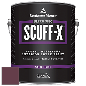 Benjamin Moore 484 Ultra Spec SCUFF-X Interior Matte Finish краска цвет NCS S 6030-R20B 