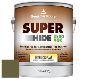 Benjamin Moore 355 Super Hide Zero Voc Interior Flat краска цвет NCS S 6030-G70Y 