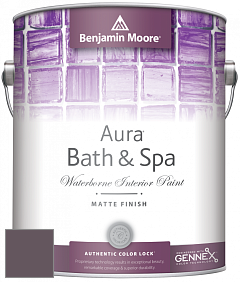 Benjamin Moore Aura 532 Bath & Spa Waterborne Interior Paint Matte Finish краска цвет NCS S 7010-R30B 