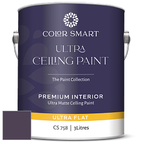 COLOR SMART CS 758 ULTRA CEILING PAINT ультраматовая краска цвет NCS S 7020-R50B 