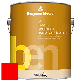 Benjamin Moore Ben W625 Premium Interior Latex Flat краска цвет RAL 3024 