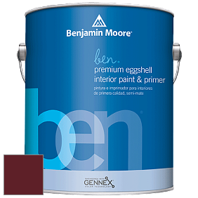 Benjamin Moore Ben W626 Premium Interior Latex Eggshell краска цвет RAL 3005 