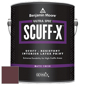 Benjamin Moore 484 Ultra Spec SCUFF-X Interior Matte Finish краска цвет NCS S 6030-R10B 