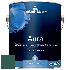 Benjamin Moore Aura 524 Waterborne Interior Eggshell Finish краска цвет NCS S 6030-B90G 