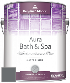 Benjamin Moore Aura 532 Bath & Spa Waterborne Interior Paint Matte Finish краска цвет NCS S 6502-B 