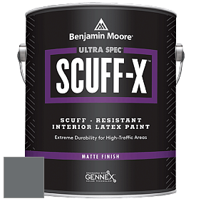 Benjamin Moore 484 Ultra Spec SCUFF-X Interior Matte Finish краска цвет NCS S 6502-B 