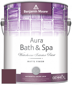 Benjamin Moore Aura 532 Bath & Spa Waterborne Interior Paint Matte Finish краска цвет NCS S 6030-R20B 