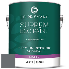 COLOR SMART CS 619 SUPREM ECO PAINT матовая краска цвет NCS S 6502-B 