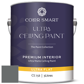 COLOR SMART CS 758 ULTRA CEILING PAINT ультраматовая краска цвет NCS S 6502-B50G 
