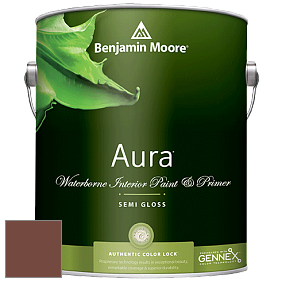 Benjamin Moore Aura 528 Waterborne Interior Semi-gloss Finish краска цвет NCS S 6030-Y70R 