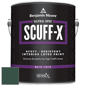 Benjamin Moore 484 Ultra Spec SCUFF-X Interior Matte Finish краска цвет NCS S 7020-G 