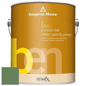 Benjamin Moore Ben W625 Premium Interior Latex Flat краска цвет RAL 6011 