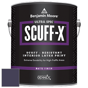 Benjamin Moore 484 Ultra Spec SCUFF-X Interior Matte Finish краска цвет NCS S 7020-R60B 