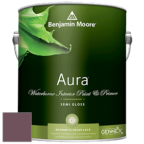 Benjamin Moore Aura 528 Waterborne Interior Semi-gloss Finish краска цвет NCS S 6020-R20B 