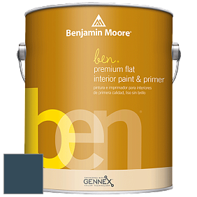 Benjamin Moore Ben W625 Premium Interior Latex Flat краска цвет NCS S 7020-B 