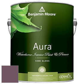Benjamin Moore Aura 528 Waterborne Interior Semi-gloss Finish краска цвет NCS S 6020-R30B 