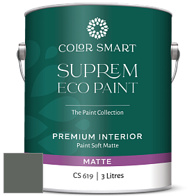 COLOR SMART CS 619 SUPREM ECO PAINT матовая краска цвет NCS S 7005-G20Y 