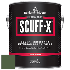 Benjamin Moore 486 Ultra Spec SCUFF-X Interior Satin Finish краска цвет NCS S 6030-G30Y 
