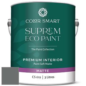 COLOR SMART CS 619 SUPREM ECO PAINT матовая краска цвет NCS S 6502-G 