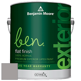 Benjamin Moore Ben 541 Waterborne Exterior Flat Finish краска цвет AF-675 