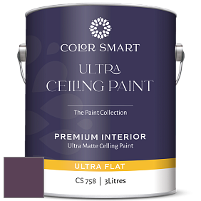 COLOR SMART CS 758 ULTRA CEILING PAINT ультраматовая краска цвет NCS S 6030-R40B 