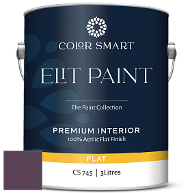 COLOR SMART CS 745 ELIT PAINT глубокоматовая моющаяся краска цвет NCS S 6030-R40B 