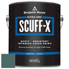 Benjamin Moore 485 Ultra Spec SCUFF-X Interior Eggshell Finish краска цвет NCS S 6020-B70G 