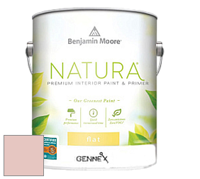 Benjamin Moore 514 Natura Interior Semi-Gloss Finish краска цвет 037 Rose Blush