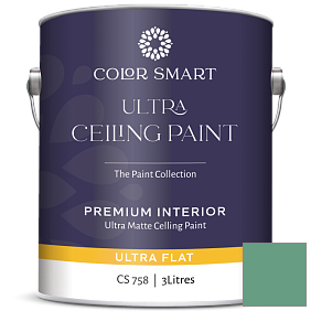 Краска COLOR SMART CS 758 ULTRA CEILING PAINT ультраматовая краска цвет 622 Alpine Trail