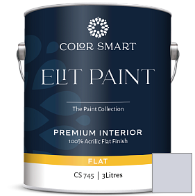 Краска COLOR SMART CS 745 ELIT PAINT глубокоматовая моющаяся краска цвет 1410 Iced Lavender