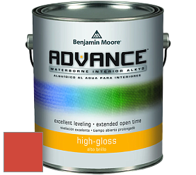Benjamin Moore 794 Advance Interior Paint-High Gloss глянцевая алкидная эмаль цвет 2013-10 Outrageous Orange